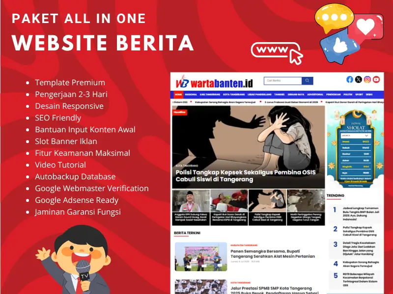 jasa website berita murah di bogor